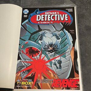 Batman's Detective #474 Comic (Comic Con Box Variant) With Litho Print Attached